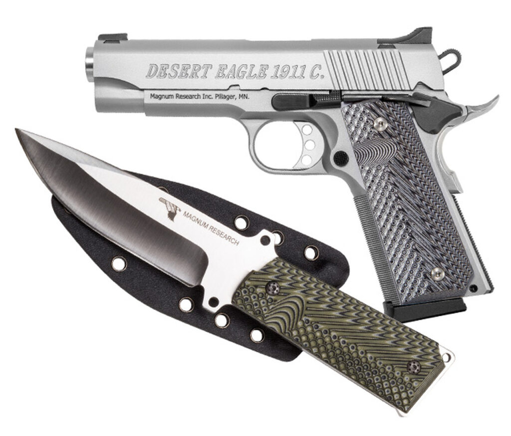 Desert Eagle 1911 C Stainless With Knife1911 De1911css K Magnum